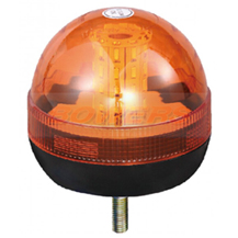 Maypole MP4092 12v/24v Single Bolt Mounting LED Flashing Amber Beacon ECE R10